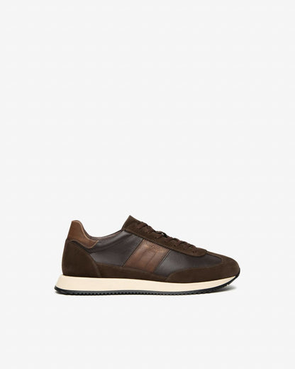 Nero Giardini I500901U Sneakers Uomo in Pelle e Camoscio