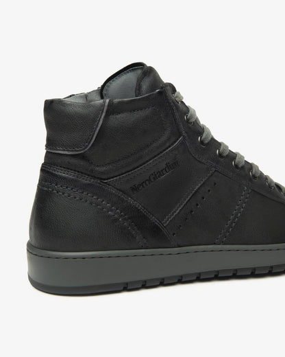Nero Giardini I500940U Sneakers Alta Uomo in Pelle