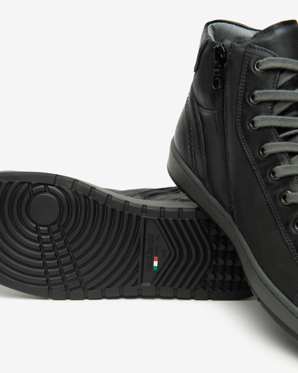 Nero Giardini I500940U Sneakers Alta Uomo in Pelle