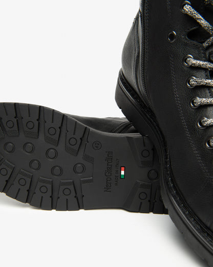 Nero Giardini I501000U Stivaletti Uomo in Pelle