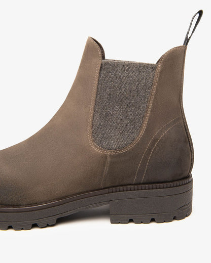 Nero Giardini I501012U Stivaletti Chelsea Uomo in Camoscio