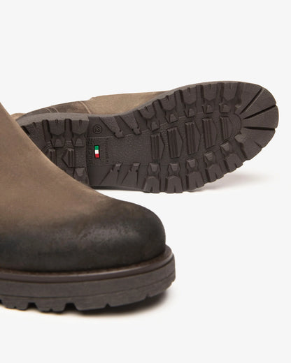 Nero Giardini I501012U Stivaletti Chelsea Uomo in Camoscio