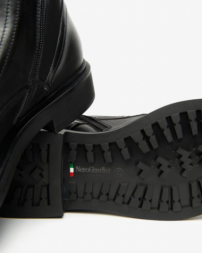 Nero Giardini I501020U Stivaletti Uomo in Pelle