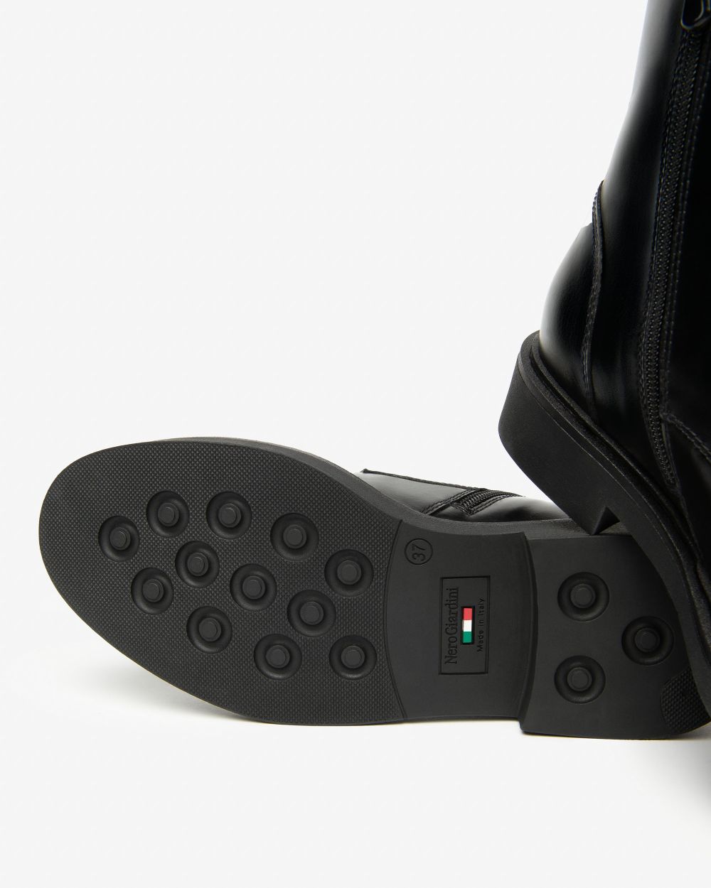Nero Giardini I513975D Anfibi Donna in Pelle