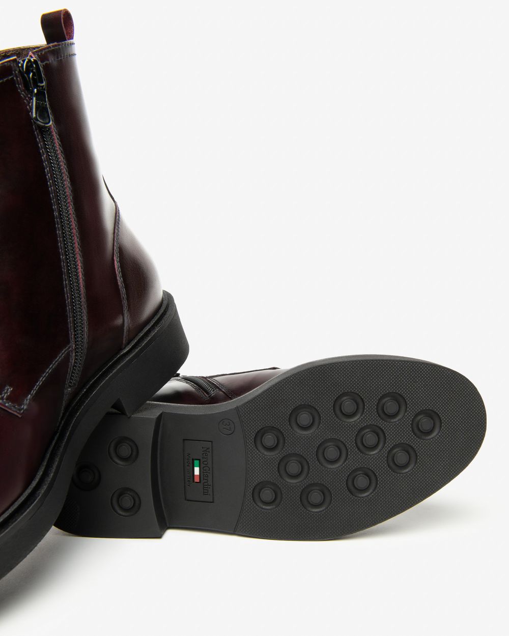 Nero Giardini I513975D Anfibi Donna in Pelle