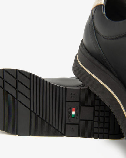 Nero Giardini I514100D Sneakers Donna in Pelle e Materiale Tecnico