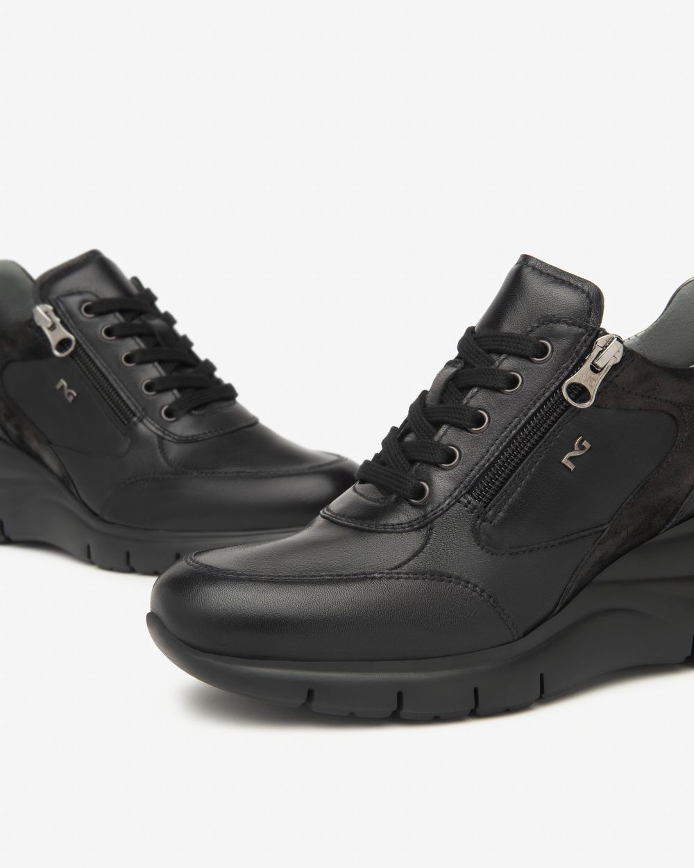 Nero Giardini I514120D Sneakers Donna in Pelle e Materiale Tecnico