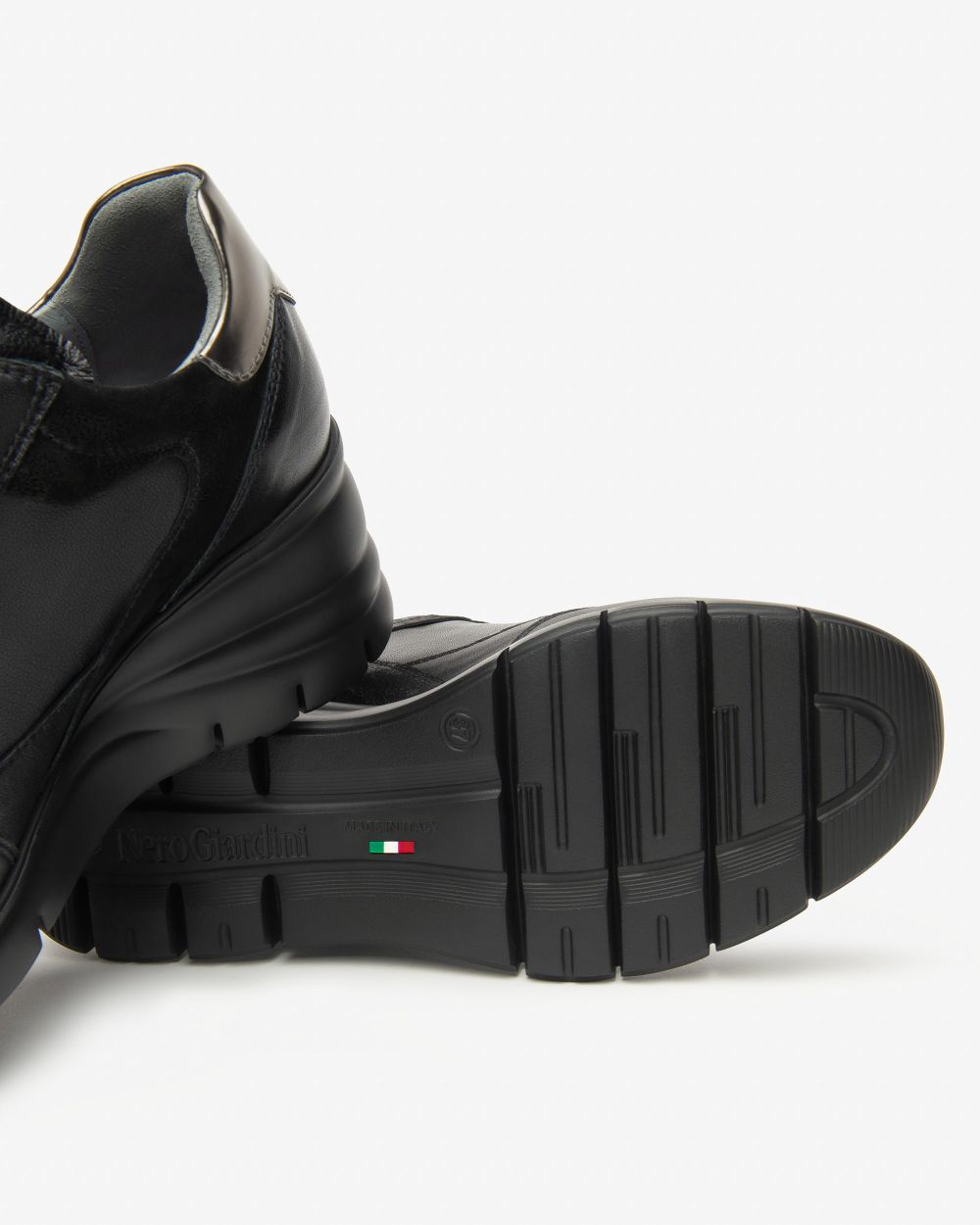 Nero Giardini I514120D Sneakers Donna in Pelle e Materiale Tecnico
