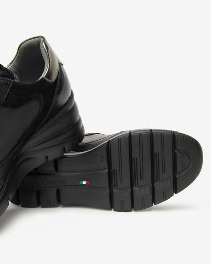 Nero Giardini I514120D Sneakers Donna in Pelle e Materiale Tecnico