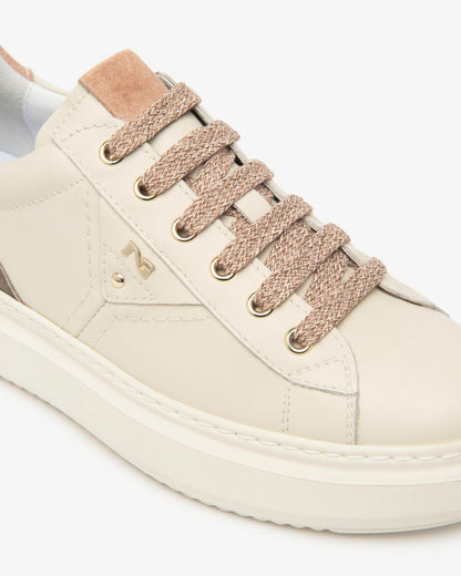 Nero Giardini I514160D Sneakers Donna in Pelle, Suede e Materiale Tecnico