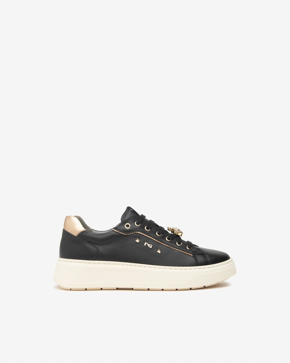 Nero Giardini I514170D Sneakers Donna in Pelle e Materiale Tecnico