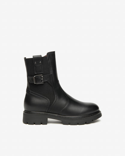 Nero Giardini I514760D Stivaletti Donna in Pelle e Tessuto