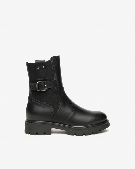 Nero Giardini I514760D Stivaletti Donna in Pelle e Tessuto