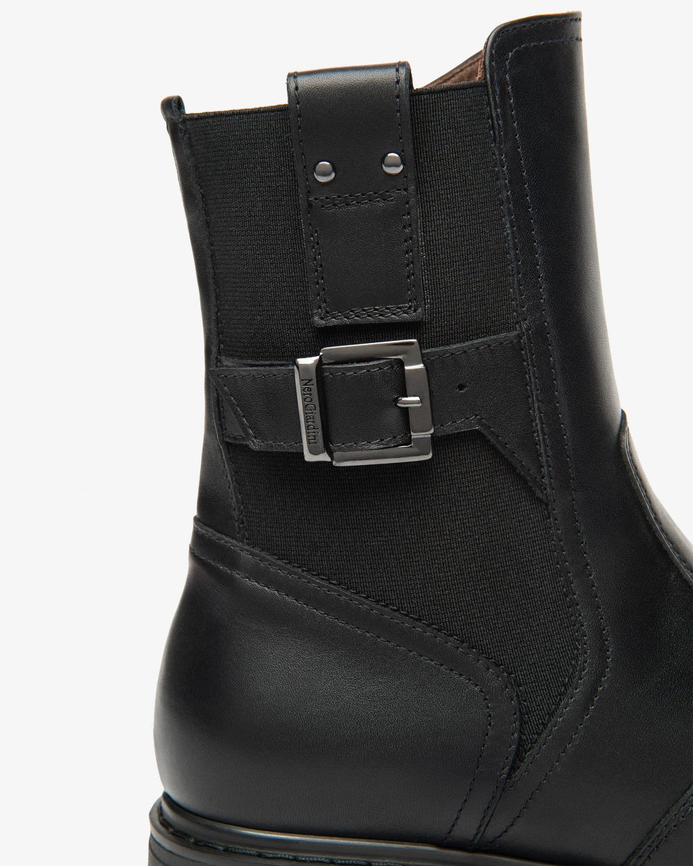 Nero Giardini I514760D Stivaletti Donna in Pelle e Tessuto