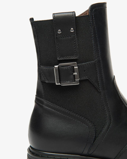 Nero Giardini I514760D Stivaletti Donna in Pelle e Tessuto