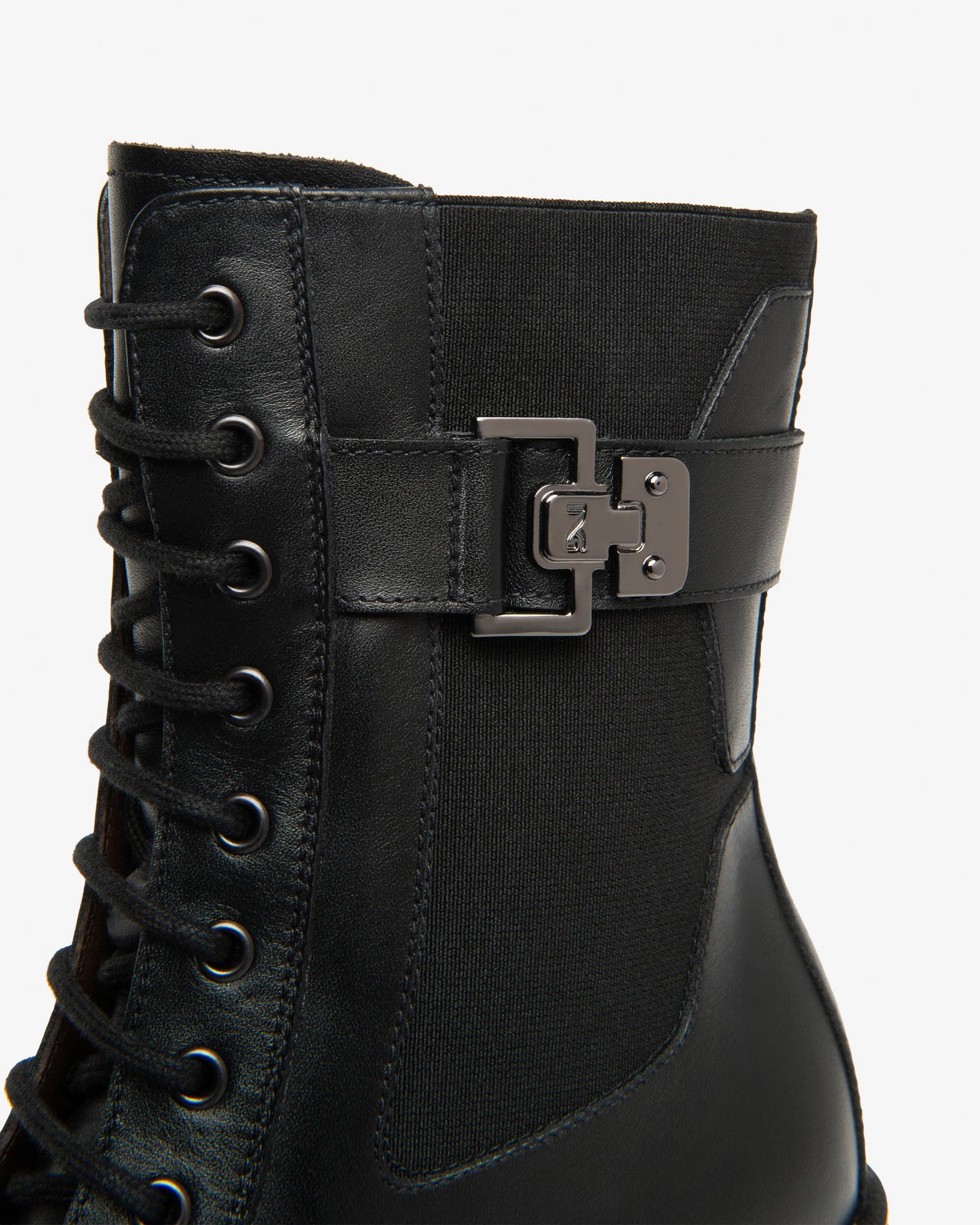 Nero Giardini I514793D Anfibi Donna in Pelle