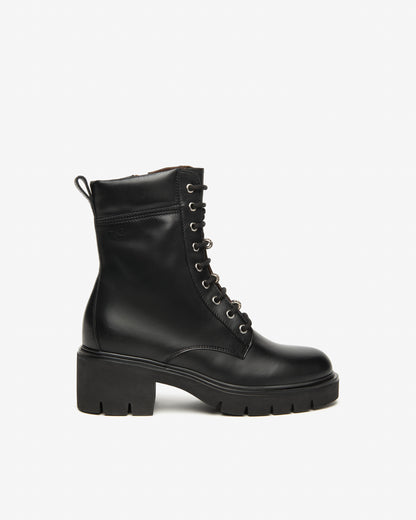 Nero Giardini I514810D Anfibi Donna in Pelle