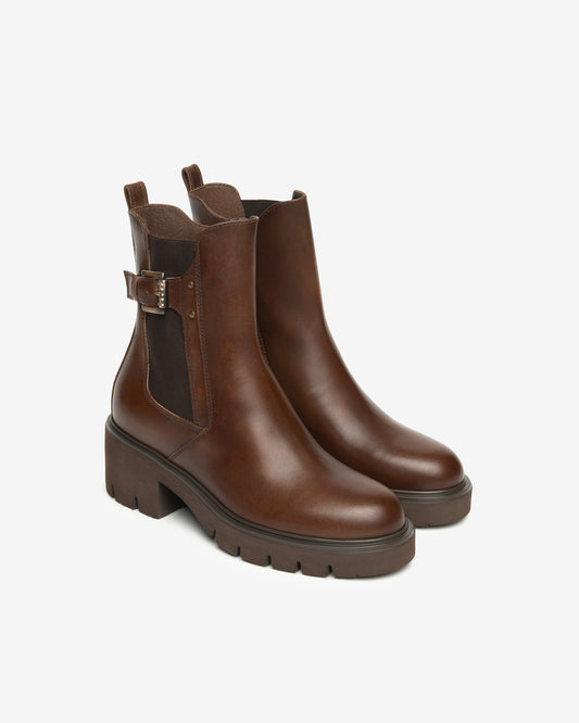 Nero Giardini I514815D Stivaletti Chelsea Donna in Pelle