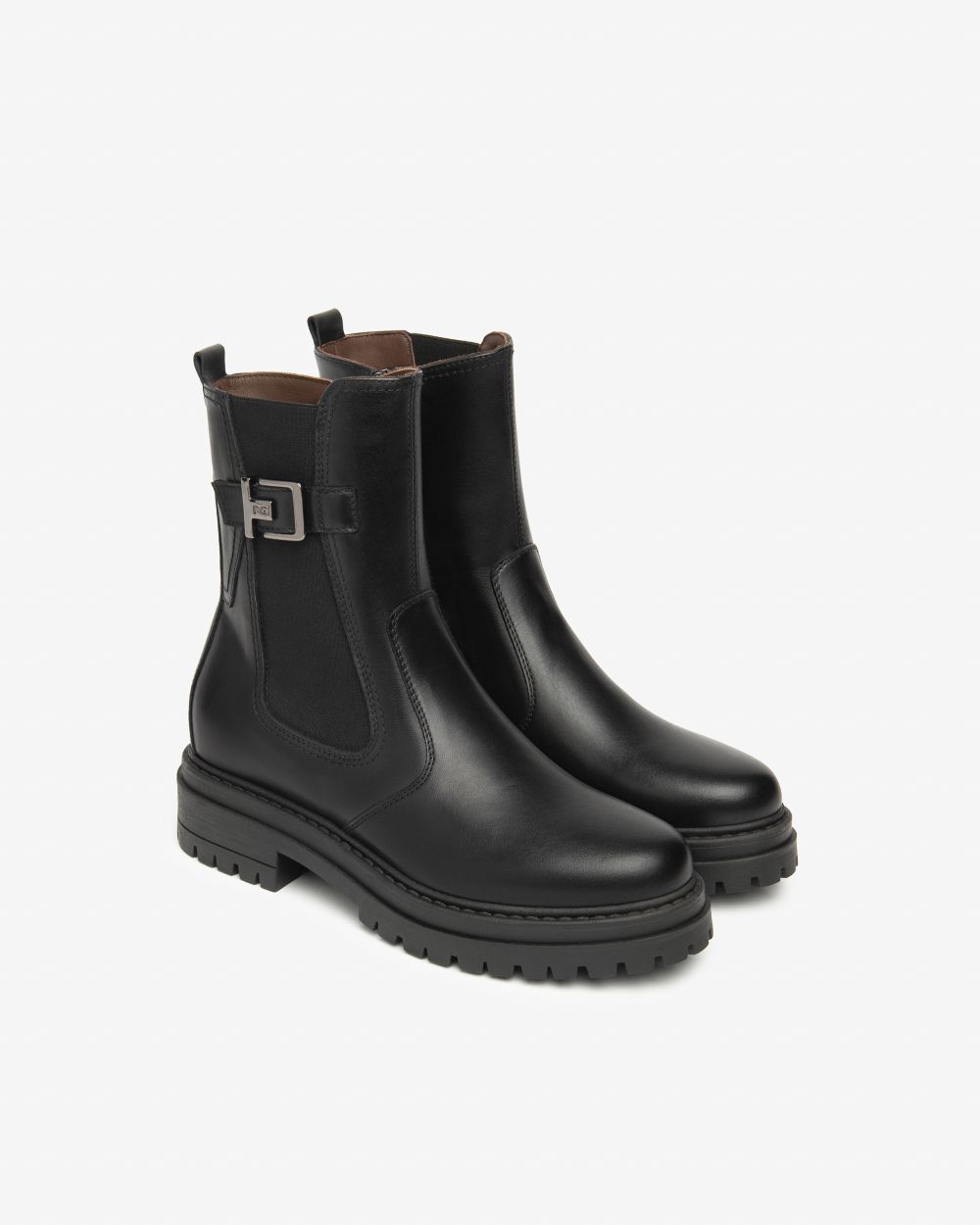 Nero Giardini I514830D Stivaletti Chelsea Donna in Pelle