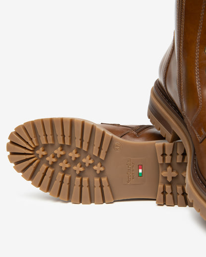 Nero Giardini I514834D Anfibi Donna in Pelle