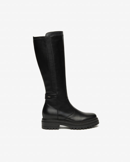Nero Giardini I514842D Stivali Donna in Pelle e Materiale Tecnico