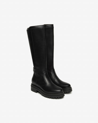 Nero Giardini I514842D Stivali Donna in Pelle e Materiale Tecnico