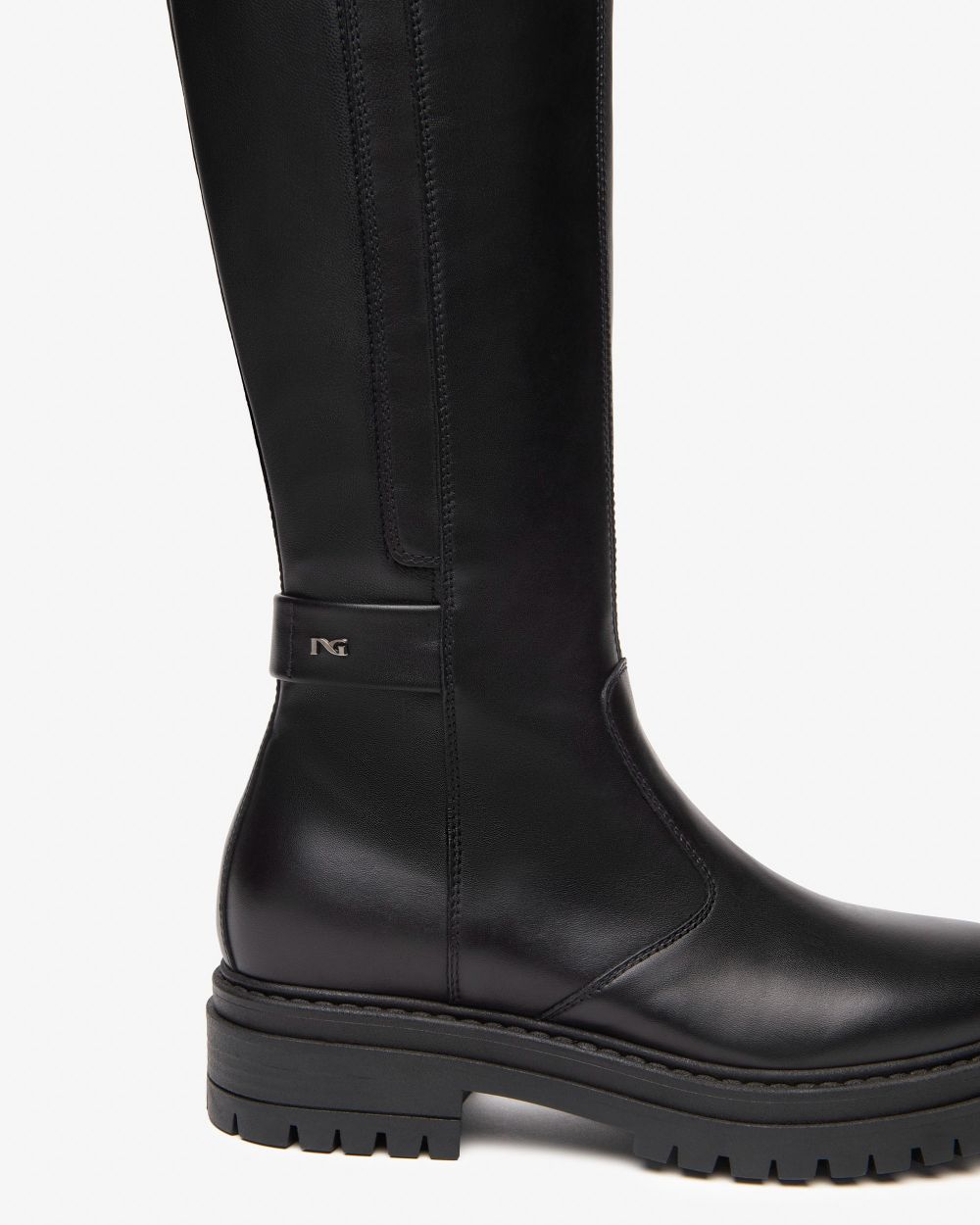 Nero Giardini I514842D Stivali Donna in Pelle e Materiale Tecnico