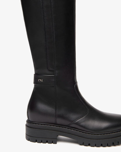 Nero Giardini I514842D Stivali Donna in Pelle e Materiale Tecnico