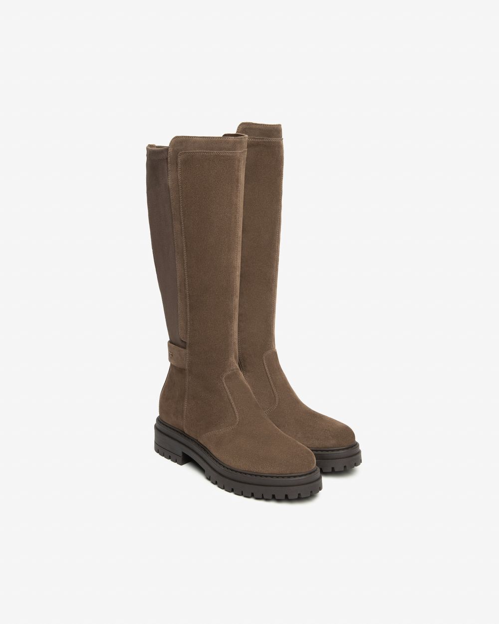 Nero Giardini I514843D Stivali Donna in Suede e Materiale Tecnico