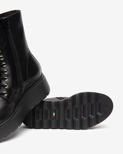 Nero Giardini I514900D Anfibi Donna in Pelle