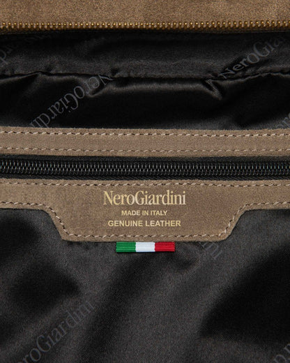 Nero Giardini I544042D Borsa a Spalla da Donna in Pelle