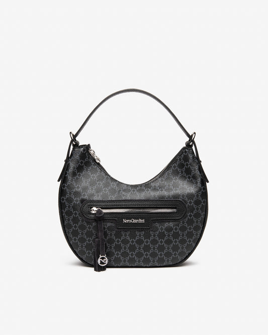 Nero Giardini I544062D Borsa Hobo da Donna in Materiale Tecnico