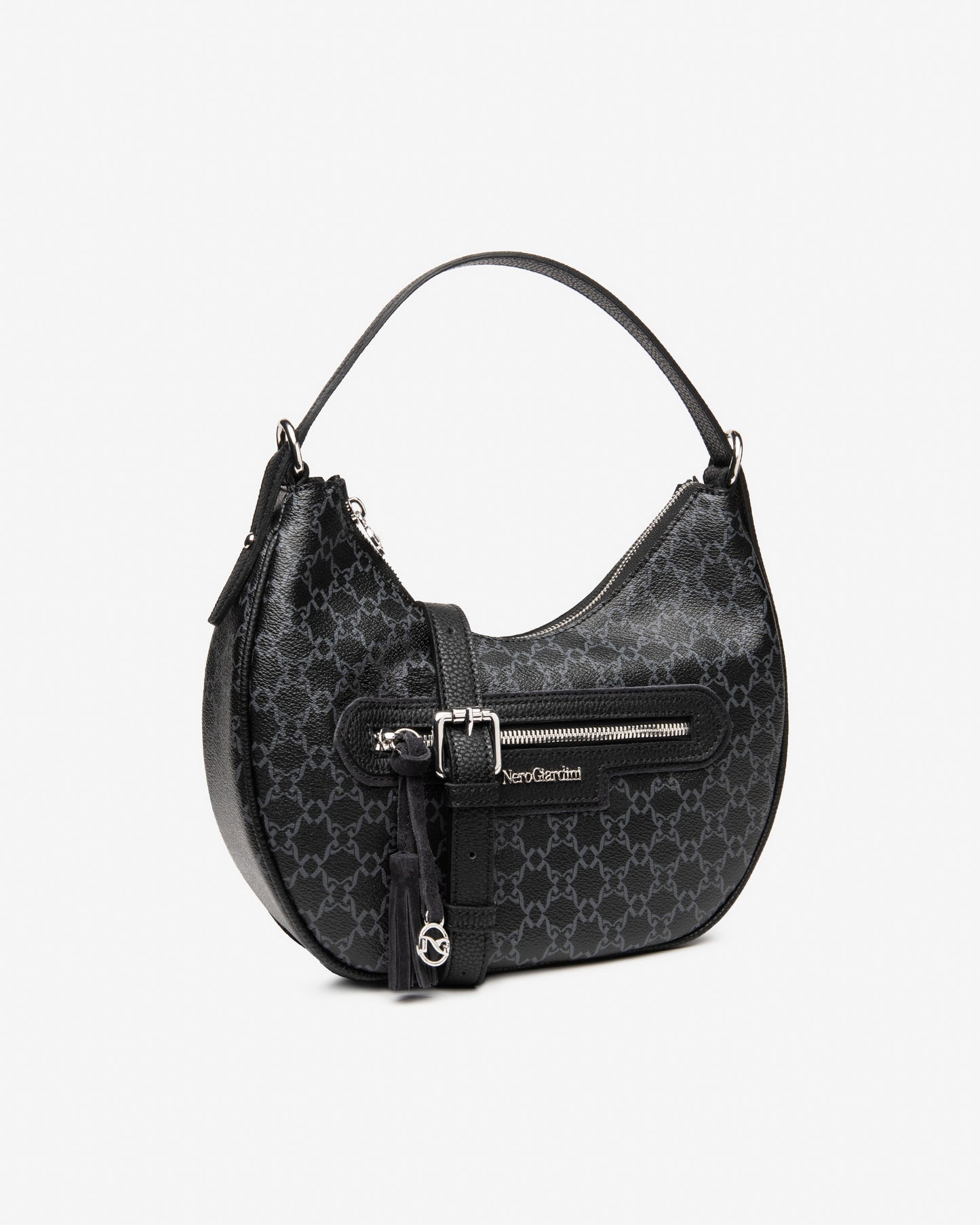 Nero Giardini I544062D Borsa Hobo da Donna in Materiale Tecnico