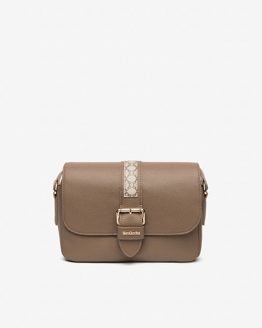Nero Giardini I544073D Borsa a Tracolla da Donna in Materiale Tecnico