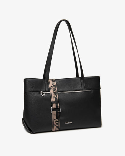Nero Giardini I544080D Borsa tote da donna in materiale tecnico