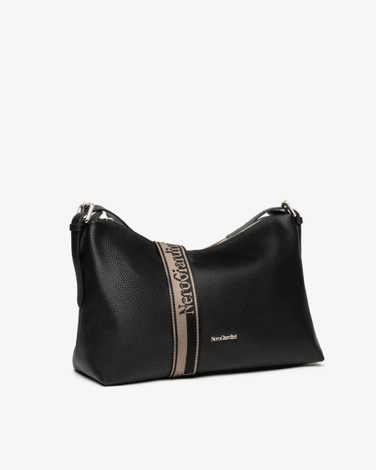 Nero Giardini I544082D Borsa a tracolla da donna in materiale tecnico