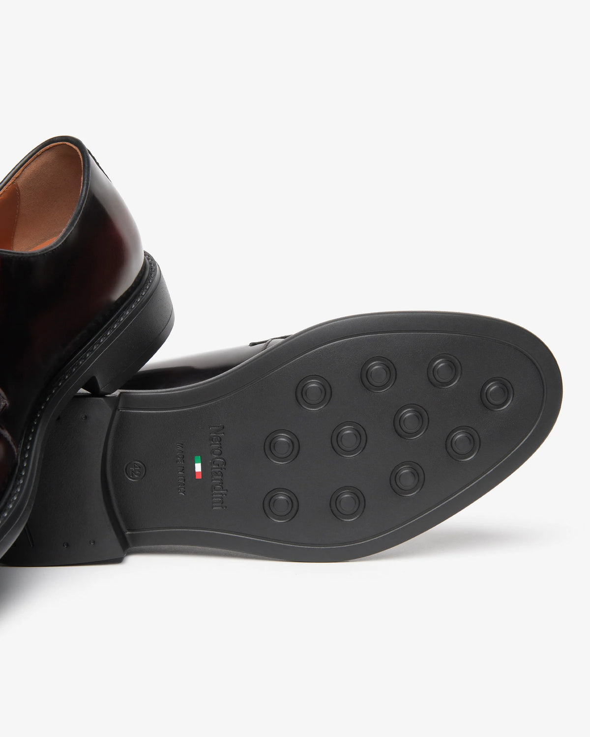 Nero Giardini I601251U Derby da uomo in pelle