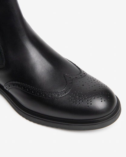 Nero Giardini I601262U Stivaletti Chelsea da uomo in pelle