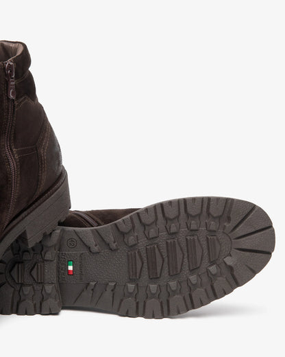 Nero Giardini I601402U Stivaletti Uomo in Camoscio