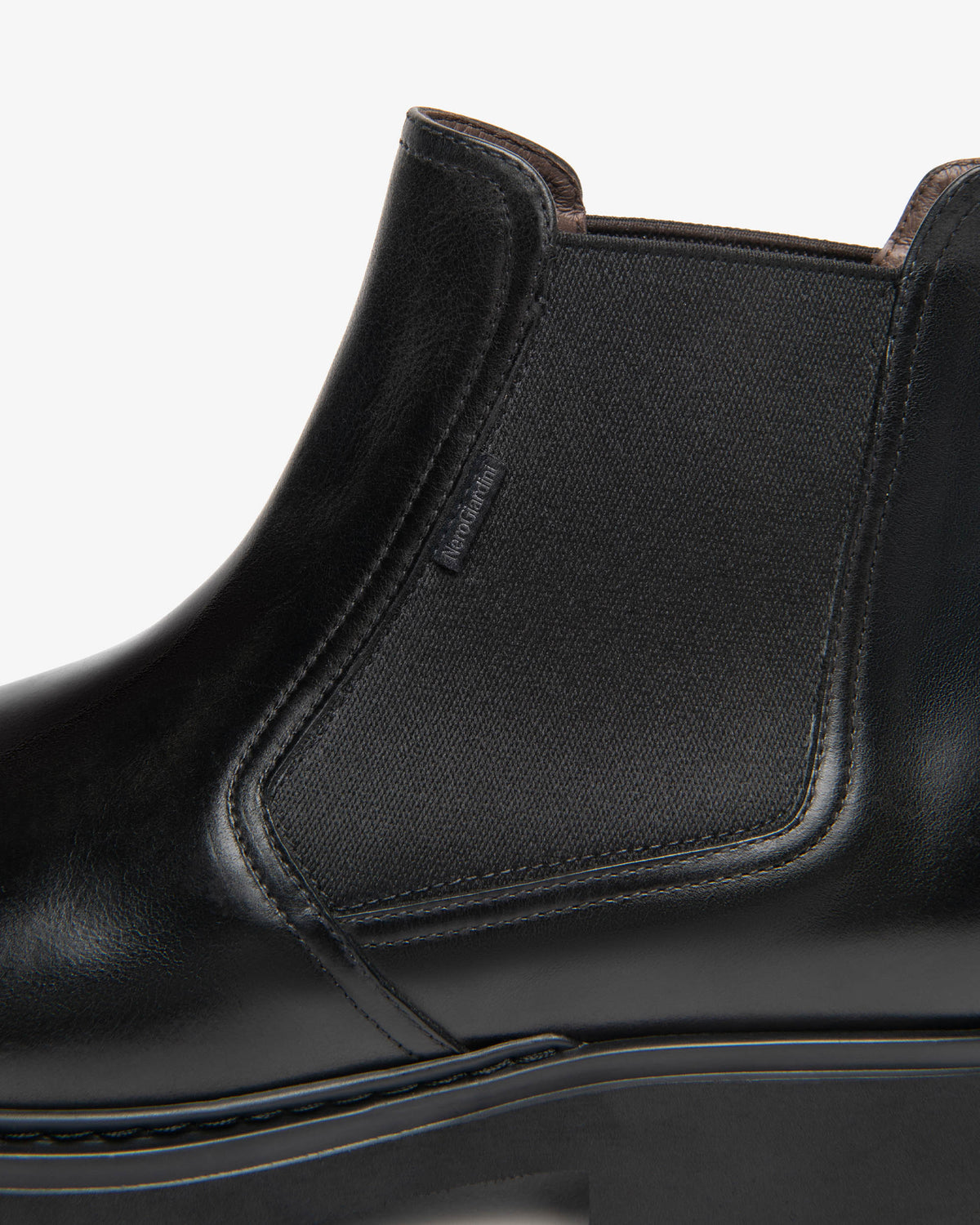 Nero Giardini I601412U Stivaletti Chelsea da uomo in pelle