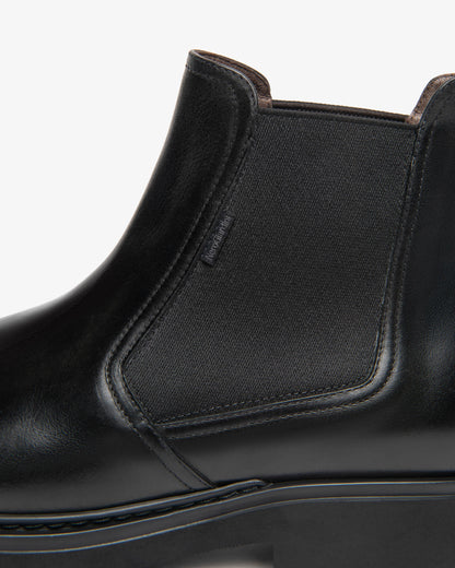 Nero Giardini I601412U Stivaletti Chelsea da uomo in pelle