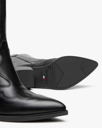 Nero Giardini I617123D Stivali texani da donna in pelle