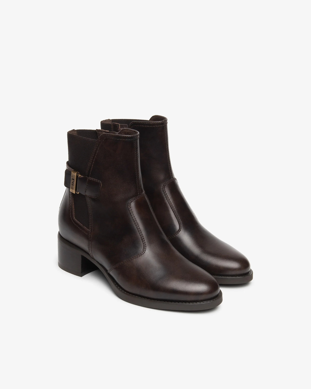 Nero Giardini I617214D Stivaletti da donna in pelle e tessuto