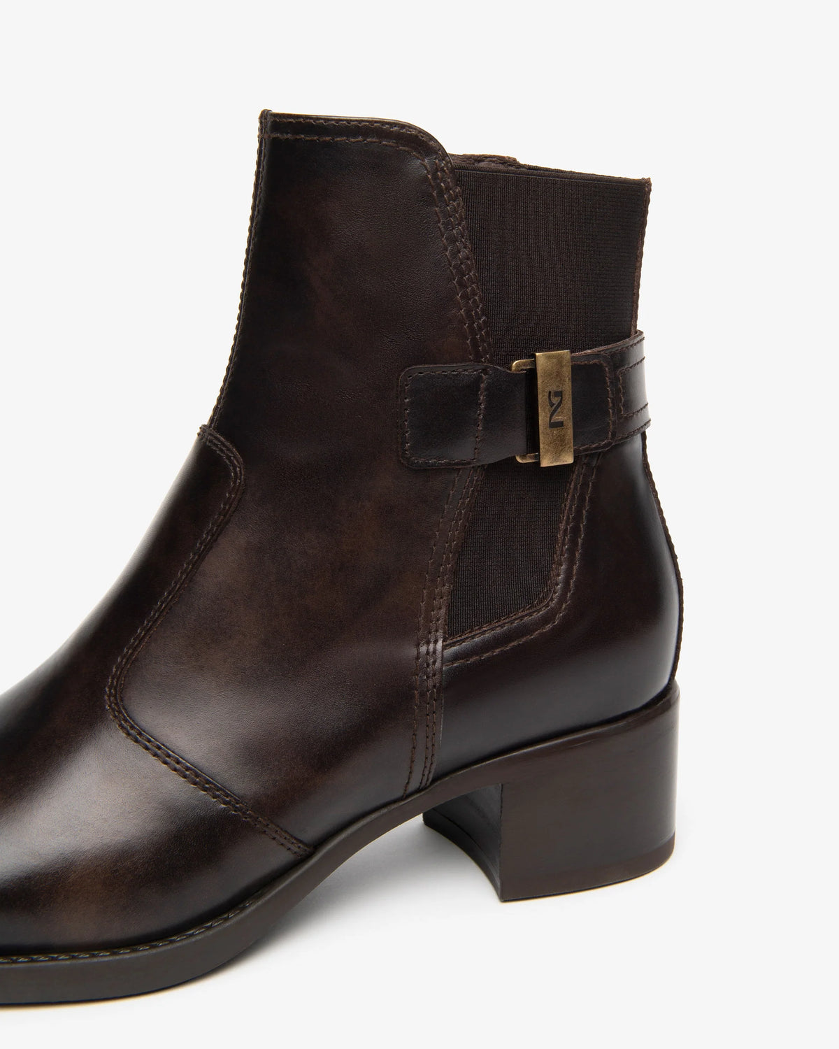 Nero Giardini I617214D Stivaletti da donna in pelle e tessuto