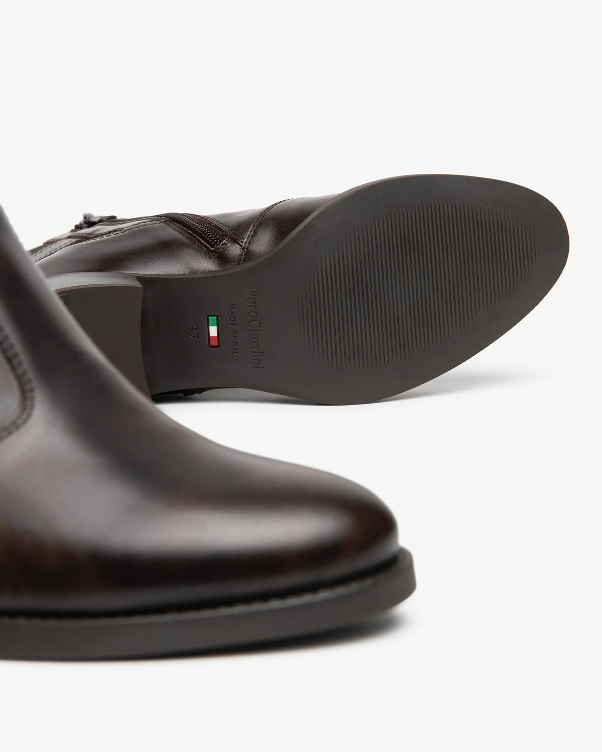 Nero Giardini I617214D Stivaletti da donna in pelle e tessuto