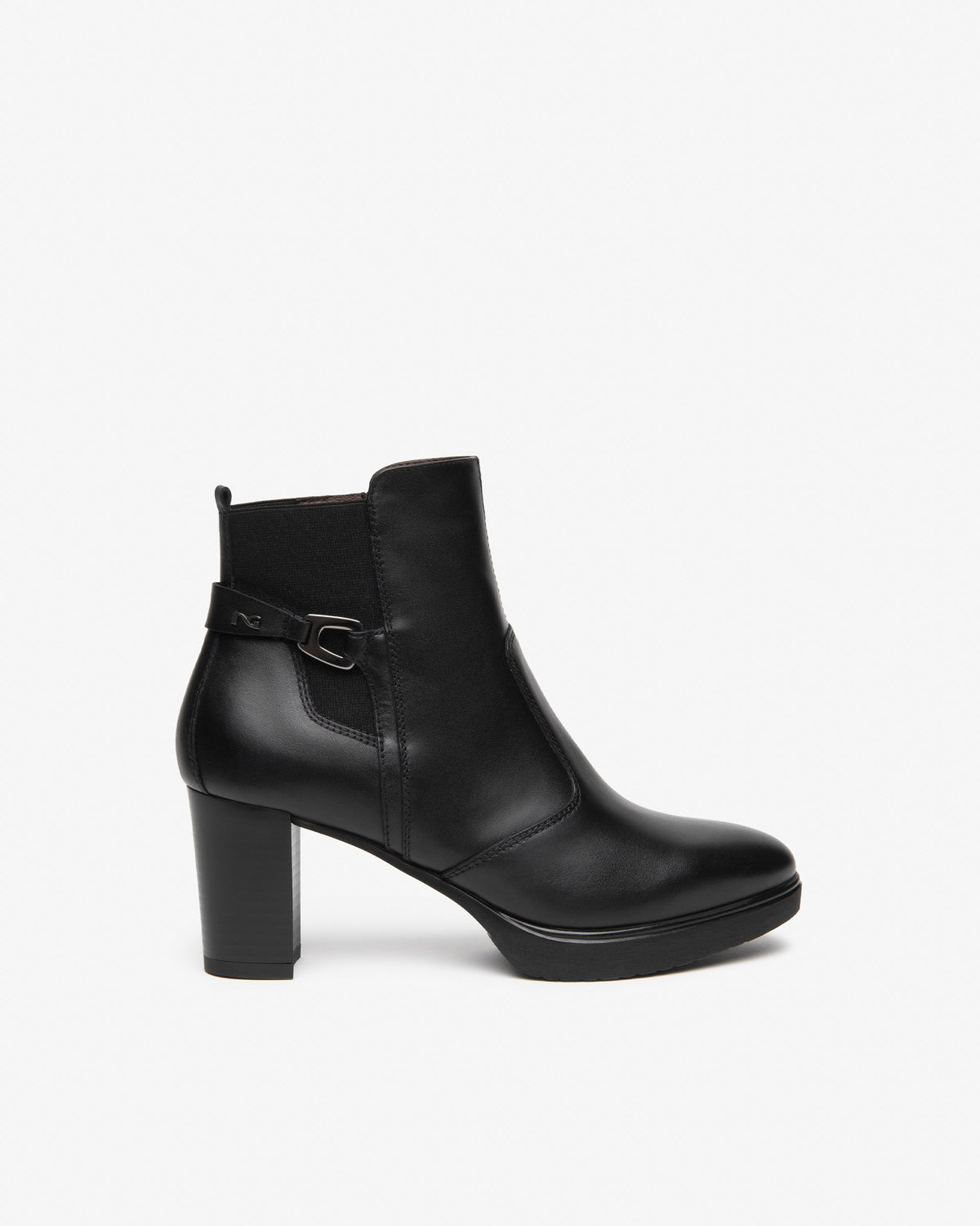 Nero Giardini I617260D Stivaletti da donna in pelle e tessuto