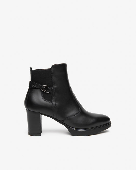 Nero Giardini I617260D Stivaletti da donna in pelle e tessuto