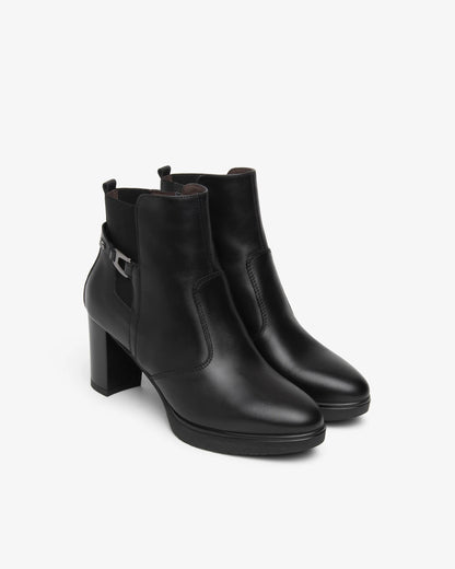 Nero Giardini I617260D Stivaletti da donna in pelle e tessuto