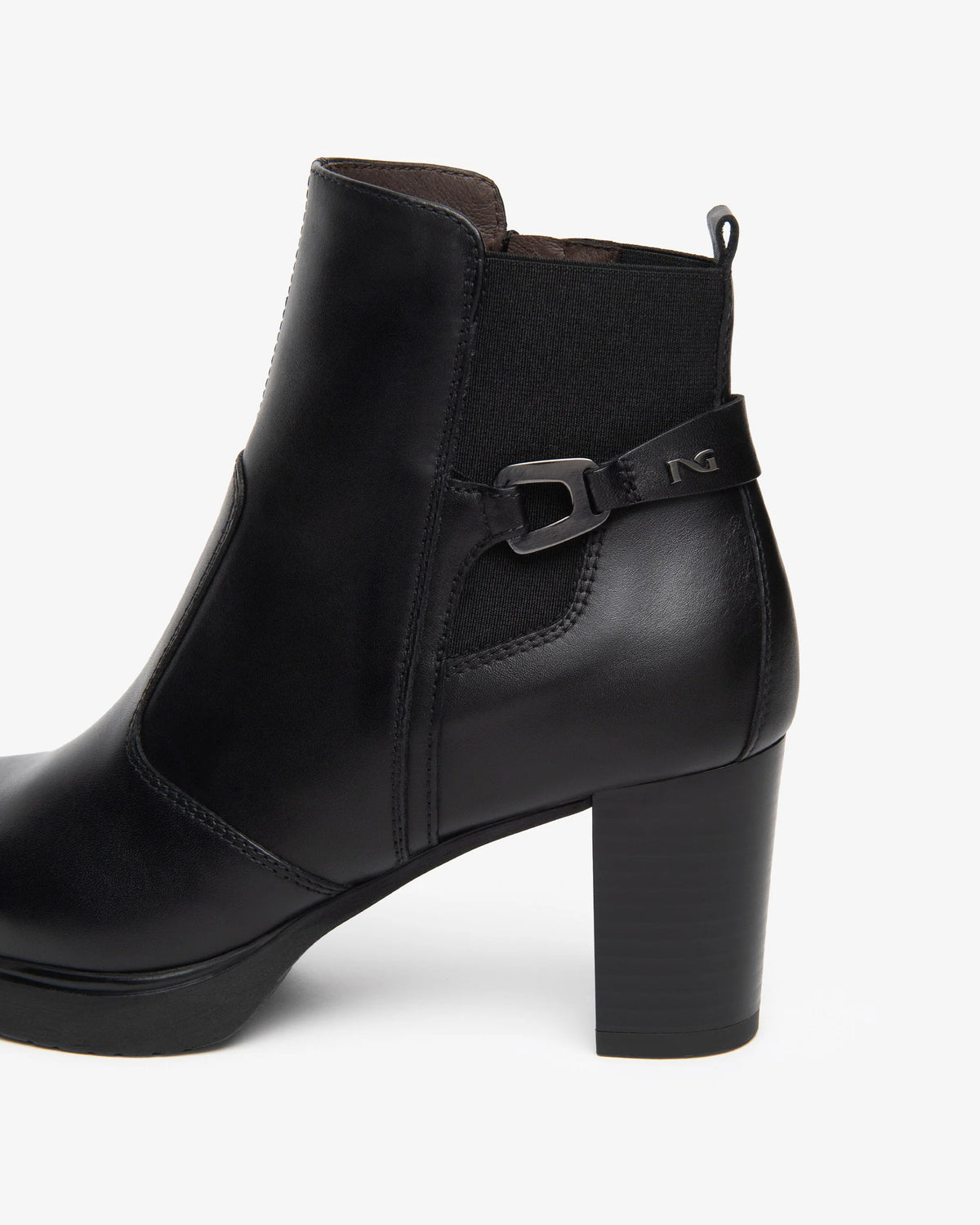Nero Giardini I617260D Stivaletti da donna in pelle e tessuto