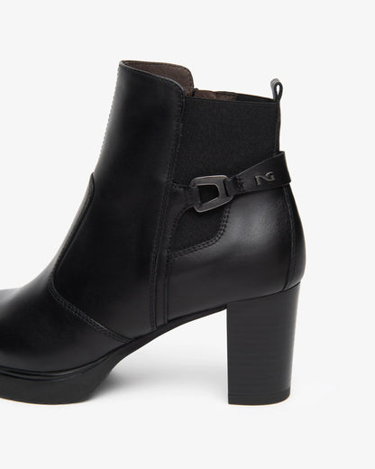 Nero Giardini I617260D Stivaletti da donna in pelle e tessuto
